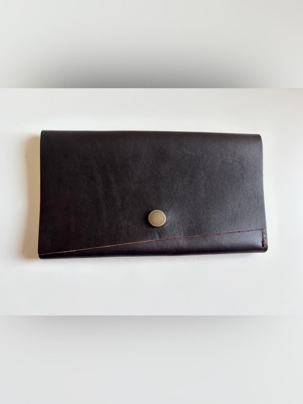 NWOT Portland Leather Goods Rancher Wallet in Grizzly 🐻